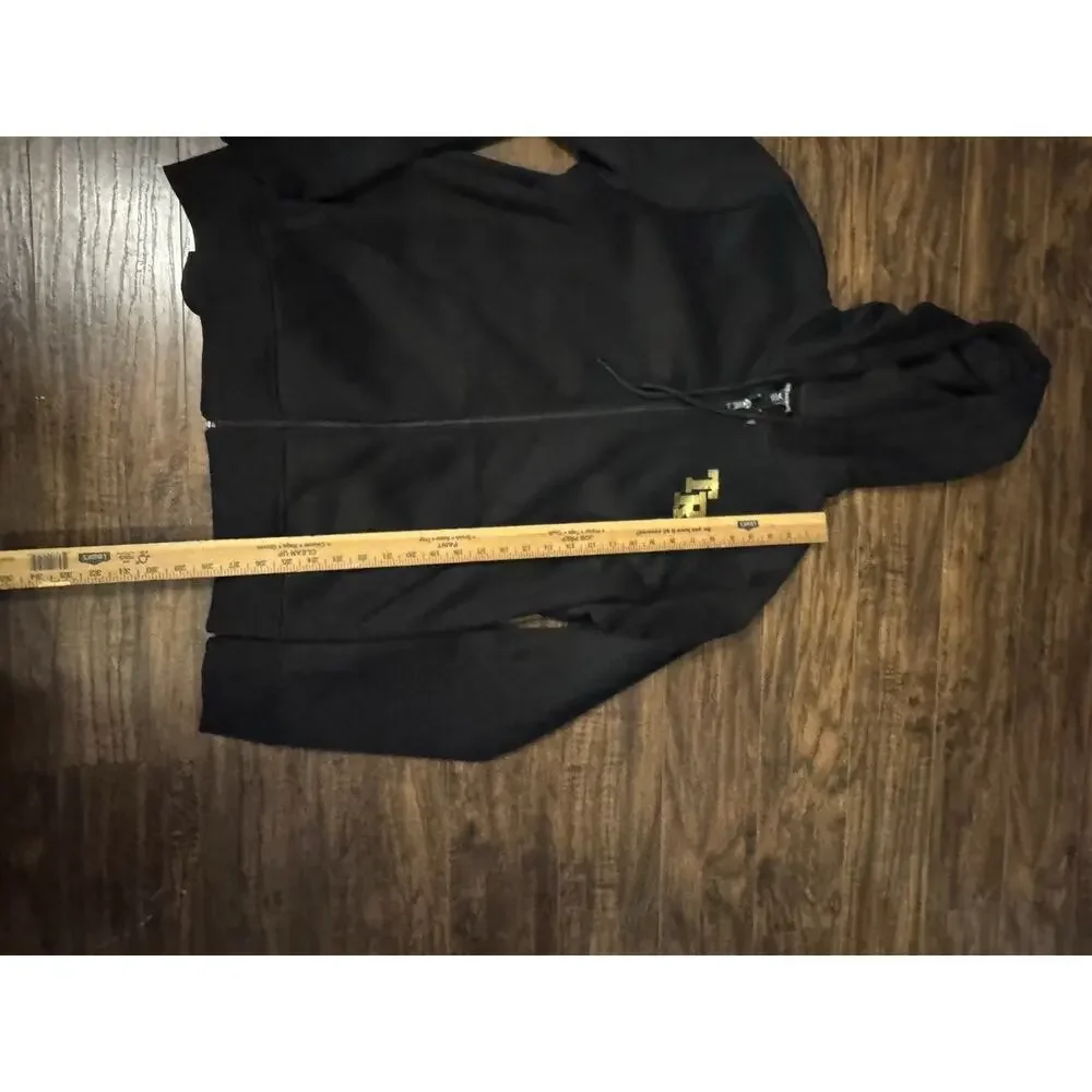 True Religion Men's XL Full Zip Gold Foil Buddha Hoodie Sweatshirt NWT $119